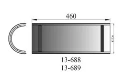 Hitzeschild Doppelwandig Für Rauchrohr Stahl 460 Mm Ø 150 Mm Schwarz