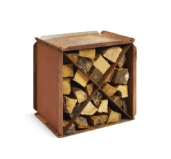 Holzlager Cortenstahl RB73 BLOX