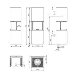 Kaminbausatz Nordpeis CAPRI IR Super Max, 6 KW -CAFIRO Verkaufsgeschäft 068b0aeb3efee1af411c76b120d22aba