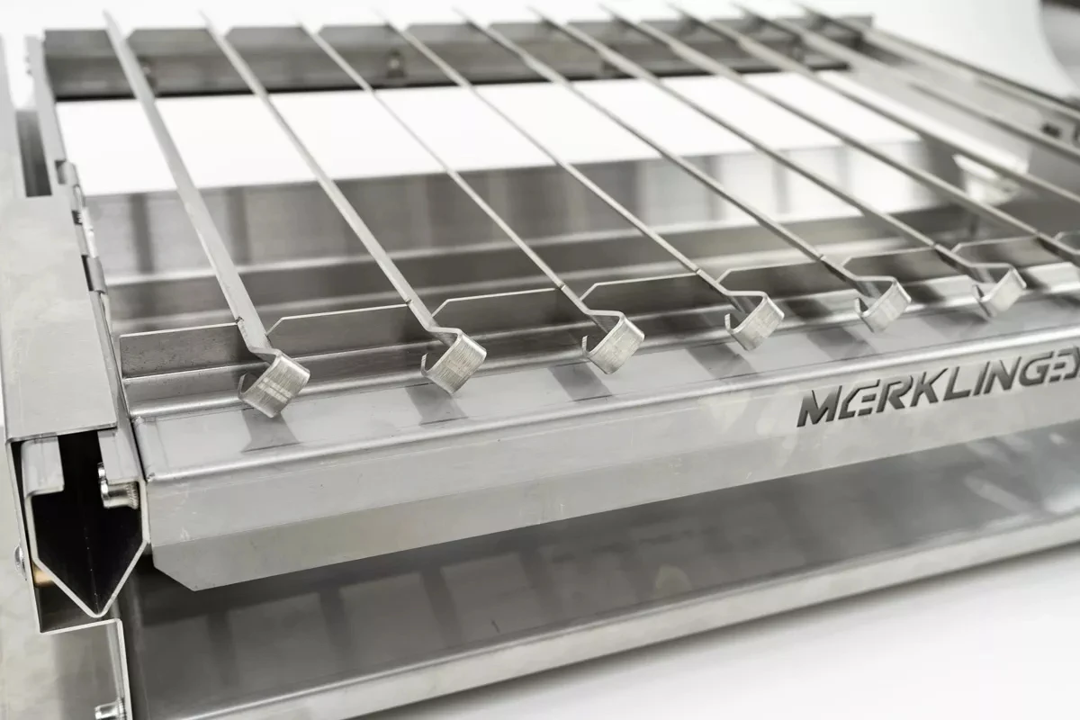 Der Merklinger Rotisserie Erweiterung Aufsatz + 10x Fleischspieße 6 Der Merklinger Rotisserie Erweiterung Aufsatz + 10x Fleischspieße – Bild 6