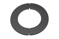 Wandrosette Rauchrohr Stahl Zweiteilig Randbreite 52 Mm Ø 156 Mm Schwarz -CAFIRO Verkaufsgeschäft 3457 0