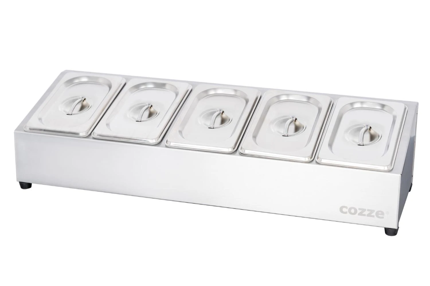 Cozze Topping Station Mit 5 Behältern + Deckeln 1 Cozze Topping Station Mit 5 Behältern + Deckeln