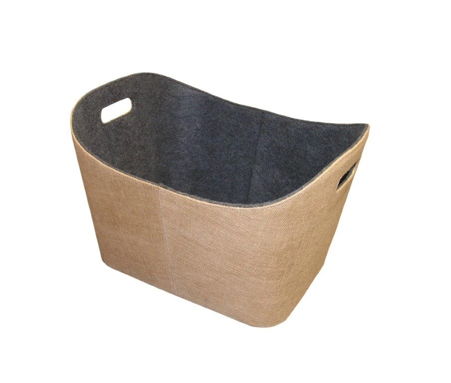 Holzkorb Aus Jute-Filz Lienbacher, Natur 1 Holzkorb Aus Jute-Filz Lienbacher, Natur