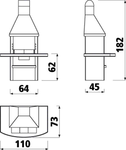Grillkamin Wellfire TOSCANA Mit Edelstahlhaube 1 Grillkamin Wellfire TOSCANA Mit Edelstahlhaube