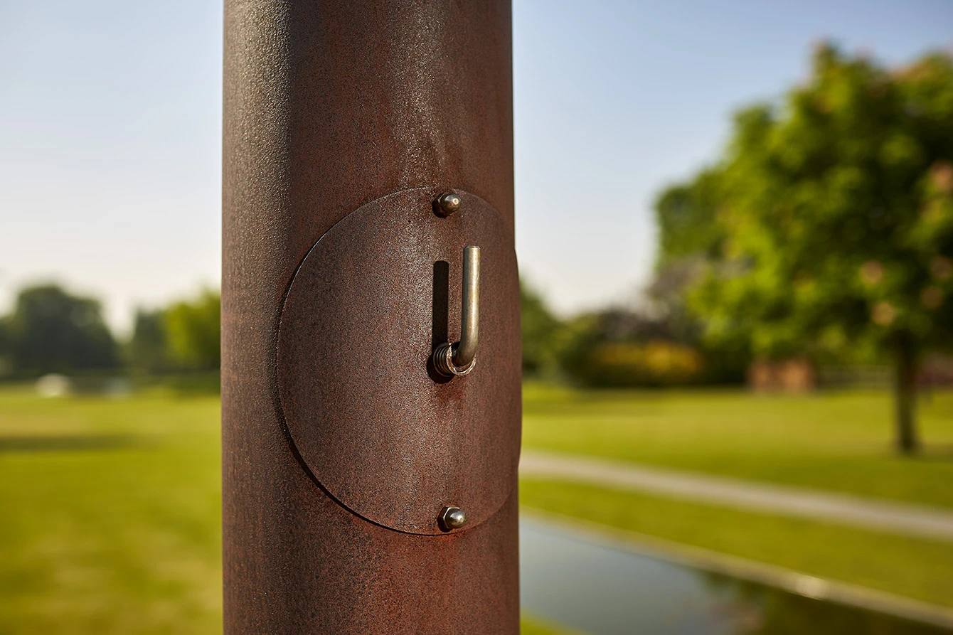 Terrassenkamin Cortenstahl RB73 QUARUBA L – Ungerostet 5 Terrassenkamin Cortenstahl RB73 QUARUBA L – Ungerostet – Bild 5