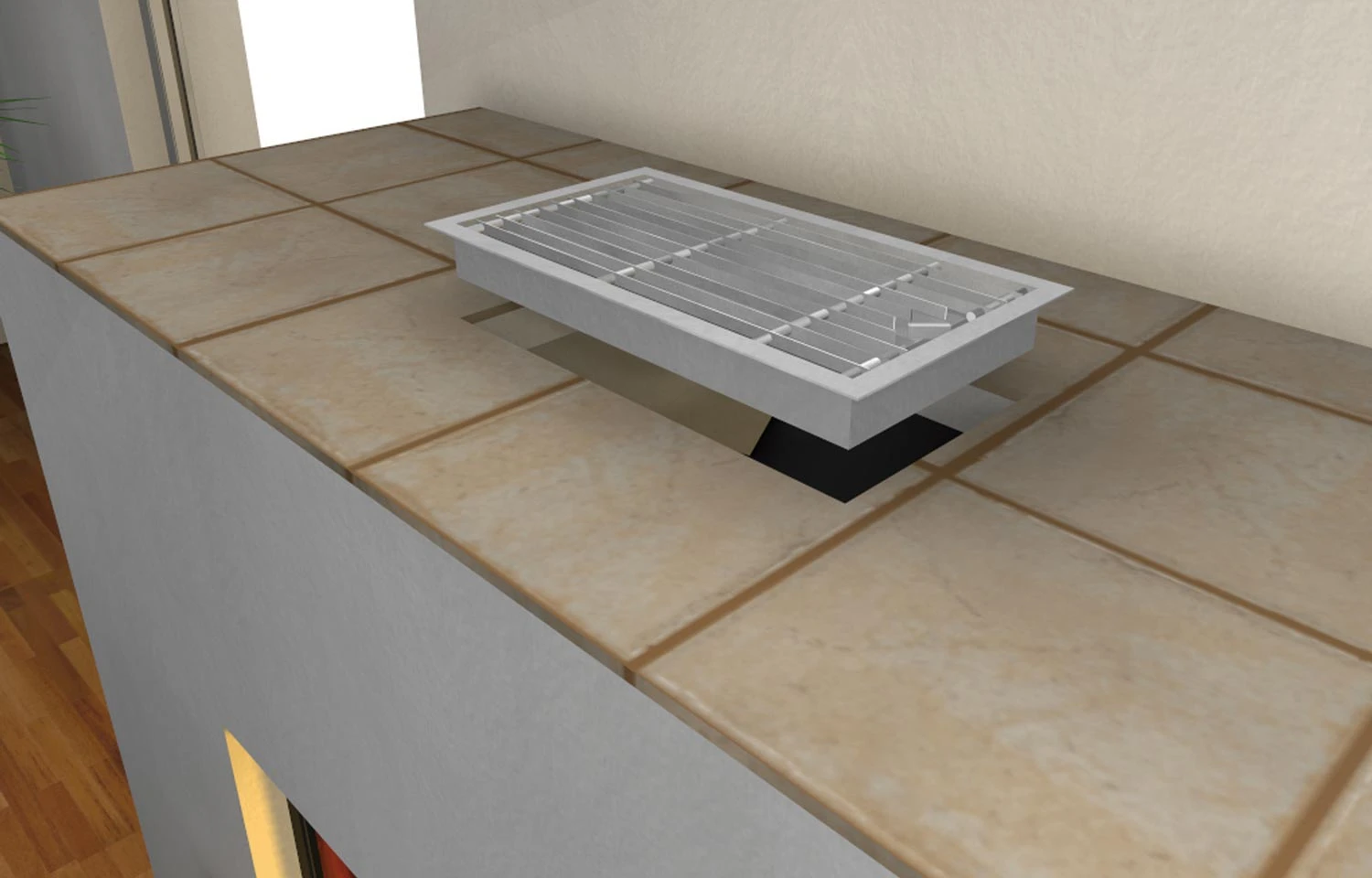 Deckengitter Weiß 5 Deckengitter Weiß – Bild 5