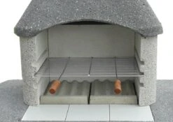 Feuerraumbodenplatte Grillkamin Wellfire SIESTA, 2-teilig