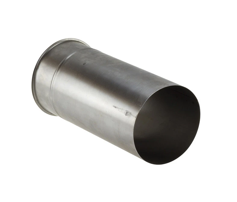 Doppelwandfutter Pellet-Ofenrohr Stahl 300 Mm Lang Unlackiert 2 Doppelwandfutter Pellet-Ofenrohr Stahl 300 Mm Lang Unlackiert – Bild 2