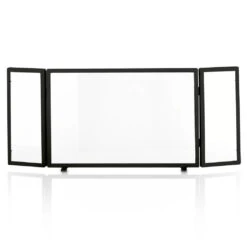 Funkenschutz Glas Heibi 3-teilig, 111 X 47 X 15 Cm