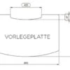 Vorlegeplatte ESG Klarglas Nordpeis Kaminbausatz Lisboa
