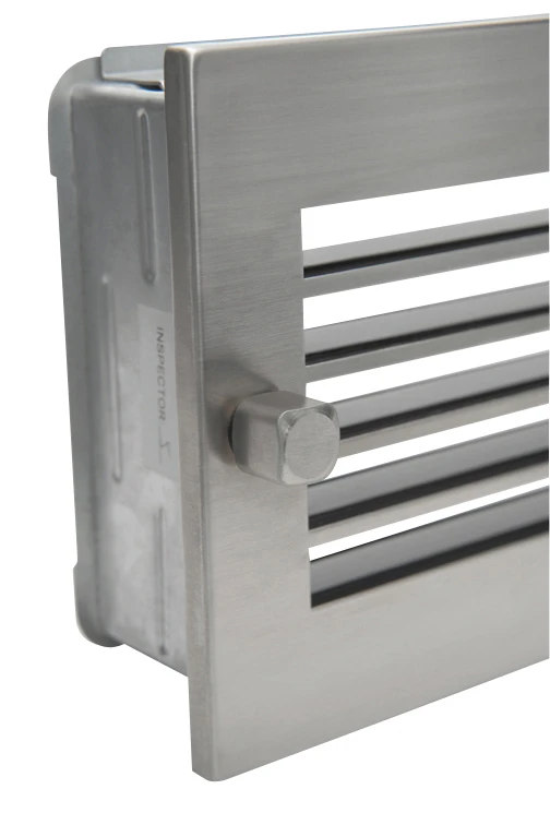Warmluftgitter Edelstahl Matt Geschliffen 3 Warmluftgitter Edelstahl Matt Geschliffen – Bild 3