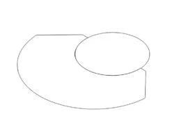 Vorlegeplatte Universal 2 Aussparung Ø 610 Mm, 6 Mm ESG-Klarglas