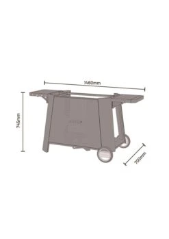 Cozze Outdoor Tisch Für Plancha 800 -CAFIRO Verkaufsgeschäft 90534 20 01