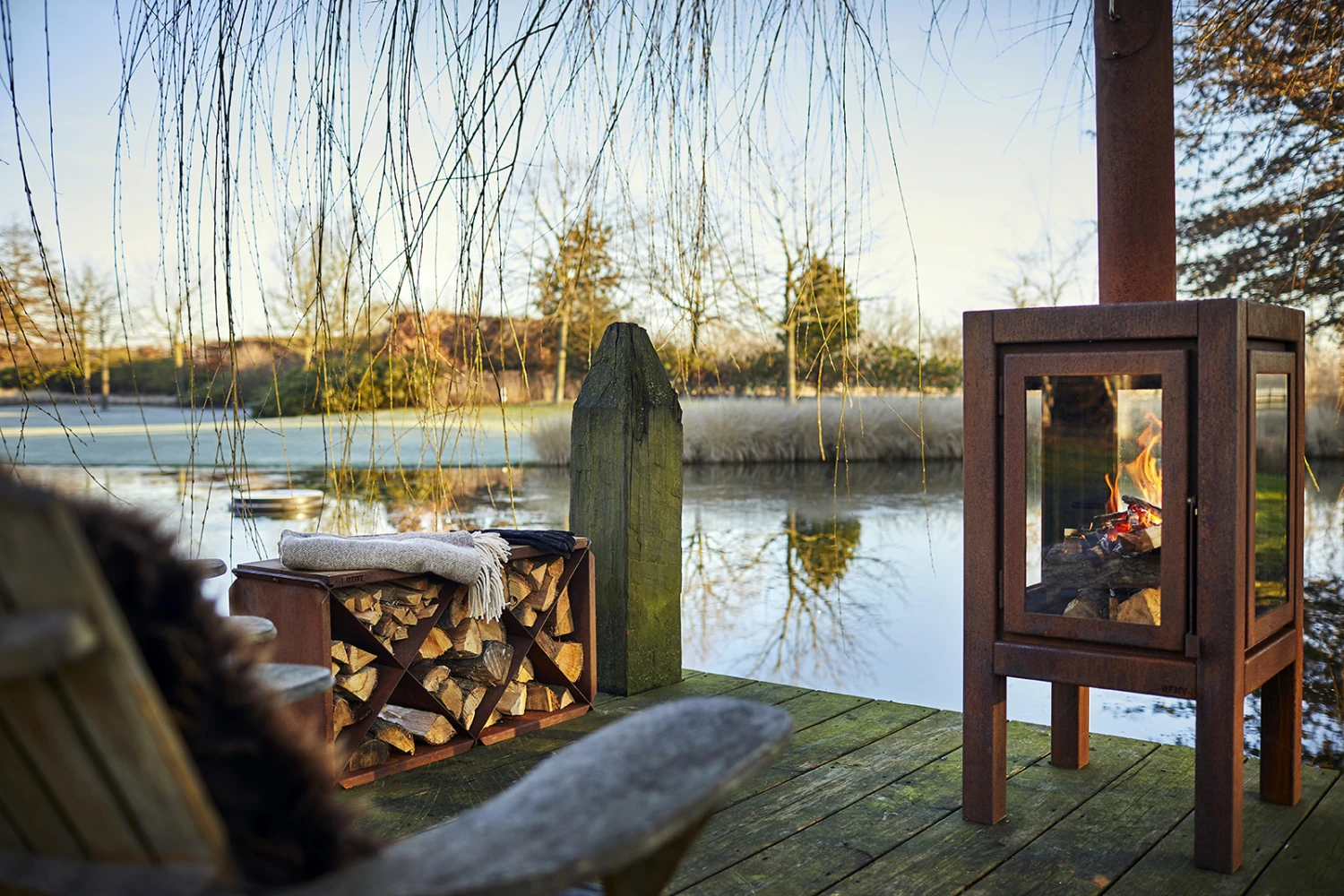Terrassenkamin Cortenstahl RB73 QUARUBA XXL – Gerostet 5 Terrassenkamin Cortenstahl RB73 QUARUBA XXL – Gerostet – Bild 5