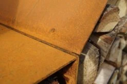 Holzlager Cortenstahl RB73 BRUGES -CAFIRO Verkaufsgeschäft Wood20Storage20detail2008