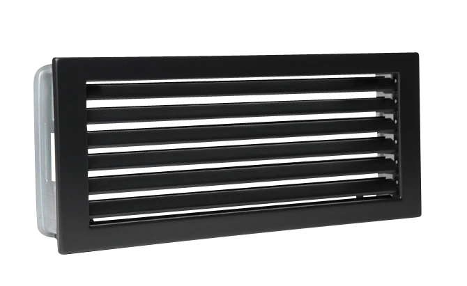 Kaltluftgitter Putzbündig Schwarz 1 Kaltluftgitter Putzbündig Schwarz