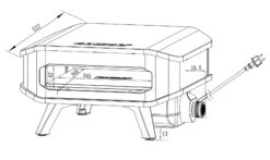 Cozze 13“ Pizzaofen Mit Pizzastein Elekt. 2200 Watt -CAFIRO Verkaufsgeschäft b657e024b63bdf1a4c306e2d8faed735