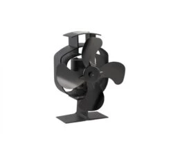 Kaminofen Ventilator TermaTech HEAT POWER EVO TURN, Schwarz