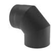 Rauchrohrbogen Stahl 2x 45° Doppelwandig Ø 150 Mm Schwarz