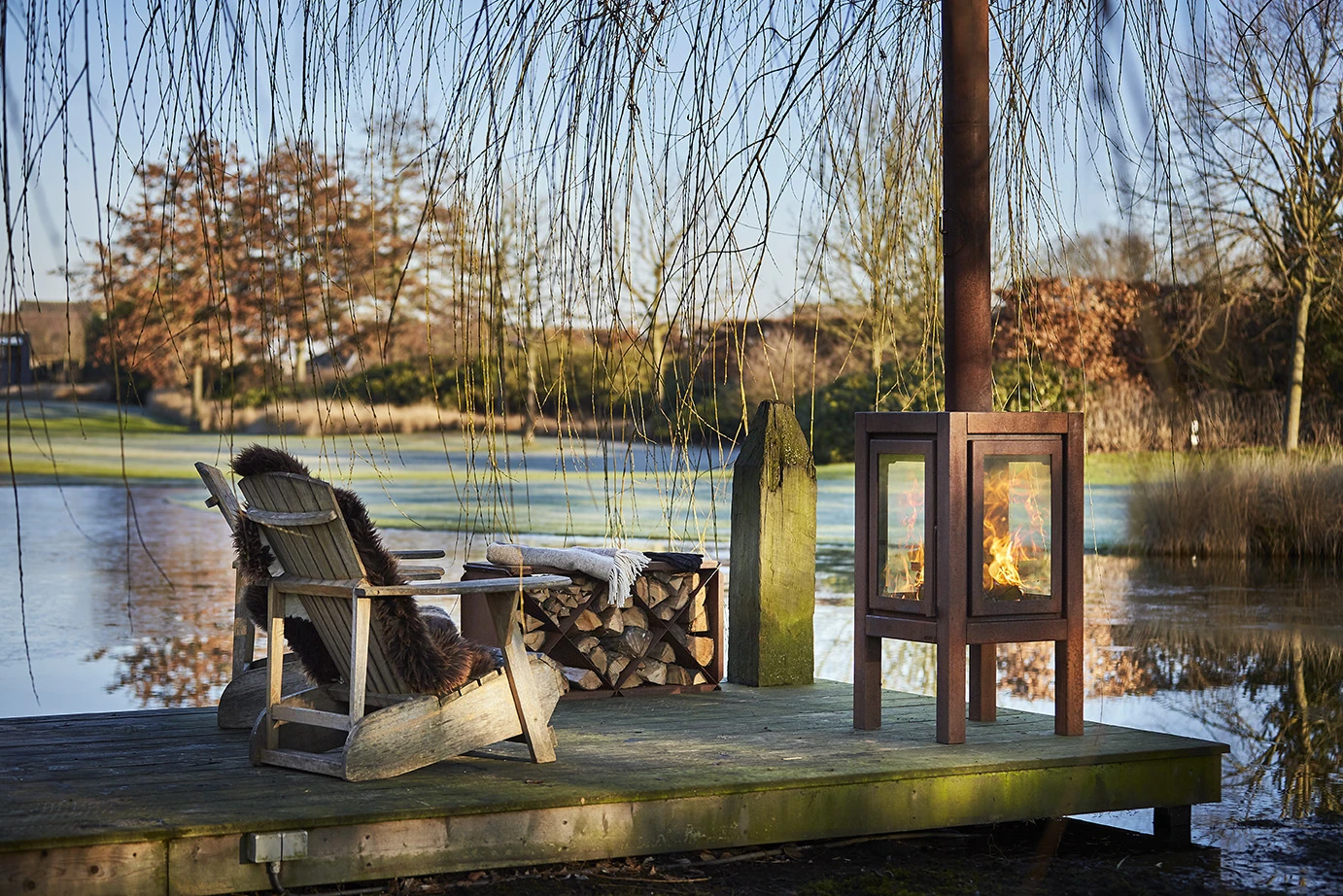 Terrassenkamin Cortenstahl RB73 QUARUBA XXL – Gerostet 2 Terrassenkamin Cortenstahl RB73 QUARUBA XXL – Gerostet – Bild 2